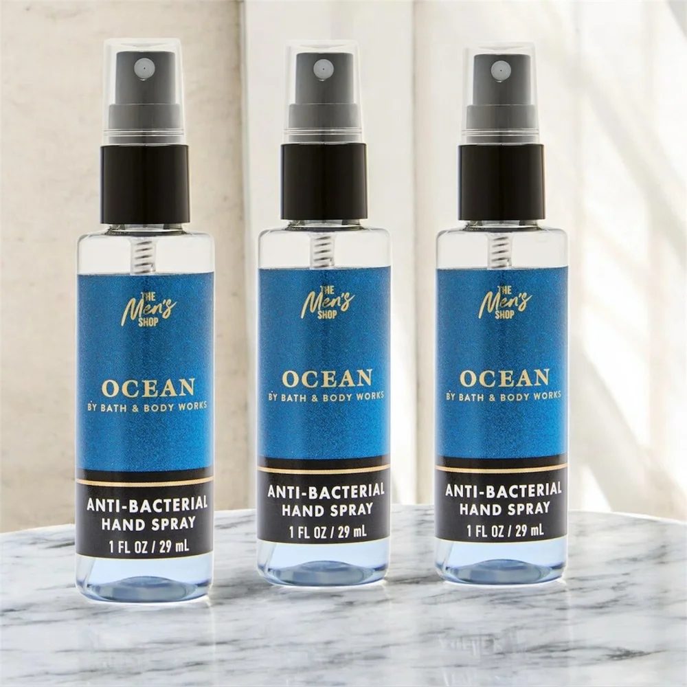 Bath & Body Works Ocean Hand Spray - Blue and Black